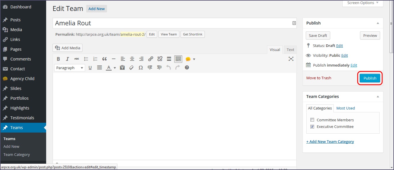 Adding a Committee Member